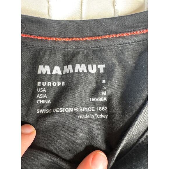 Mammut Core Women’s Snow Graphic T-Shirt – Black, Size Small - Picture 3 of 7